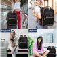 LOVEVOOK Travel Backpack for Women & Men 40L,Airline Approved Carry On Backpack Travel Essentials,TSA Carry on Luggage,Waterproof Personal Item Travel Bag Suitcase,3 Packing Cubes,Black-Leopard print