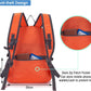 YZAOLL Small Lightweight Packable Hiking Backpack, 20L Hiking Backpack Day Pack for Women Men Travel Camping Vacation,Orange
