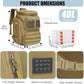 HAMBOLY Fishing Backpack with Rod Holders, 40L Tackle Box Backpack for Fishing Gear, Waterproof Fishing Bag for Men