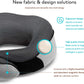 Travel Neck Pillows for Airplanes, Sleeping Essentials for Long haul Flights, 360° Head Support, Car and Airplane Kit with 3D Contoured Eye Mask, Earplugs and Luxury Mesh Bag (Adult, Grey)