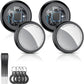2025 New [Apple MFi Certified] (iOS Only) Air Tracker Tags-4 Pack, Bluetooth Tracker for Apple Find My, Replaceable Battery, Key Finder and Item Locator Smart Tag for Keys, Bags, Luggage, Pets, Wallet