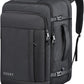 Carry On Backpack, 50L Travel Backpack, Luggage Backpack TSA Flight Approved Laptop Backpack for Men & Women, Large Expandable 40L Daypack Lightweight Business Weekender Bag, Black