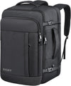 Carry On Backpack, 50L Travel Backpack, Luggage Backpack TSA Flight Approved Laptop Backpack for Men & Women, Large Expandable 40L Daypack Lightweight Business Weekender Bag, Black