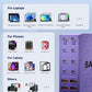 USB Charging Station (600W),12-Port USB C Charger Block with Dual 100W PD USB-C Fast Charging Station Hub for MacBook Pro/Air/All iPad Phone 17/16 15/14/13/Pro Max/Samsung Galaxy Note(Purple) - Roamly