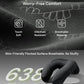 BENEUNDER Travel Neck Pillow for Airplane, Inflatable Compact 360°Head Support Pillow, Comfortable Breathable Cover for Travel, Train,Car with Storage Bag, Black