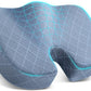 TushGuard Office/Car Seat Cushion, Non-Slip Sciatica & Back Coccyx Tailbone Pain Relief Chair Pad, Memory Foam Butt Pillow for Computer Desk, Wheelchair, Driving (Light Blue)
