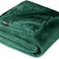 Bare Home Fleece Blanket - Twin/Twin Extra Long - Ultra-Soft Lightweight for Bed, Sofa, and Couch - Luxury Microplush - Cozy Warm Blanket (Twin/Twin XL, Forest Green)