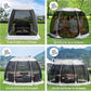 Alvantor Pop Up Screen House Gazebo with Mosquito Netting, Instant UV Resistant Sun Shelter for Patio & Backyard, Portable Canopy Tent for 2-10 Person