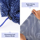 3Pcs Mesh Laundry Bags Washing Machine Mesh Wash Bags Jumbo for Delicates Clothes,Bed Linen,Toys with Drawstring Closure Sturdy(3 XXLarge 28 x 26 Inches, Blue)