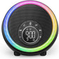 White Noise Sound Machine for Sleep, 30 Soothing Sounds, 8 RGB Dimmable Night Lights, Portable Bluetooth Speaker Alarm Clock for Bedrooms, Heavy Sleepers, Ideal Gift for Baby, Kids, Teenagers, Adults