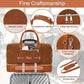 Weekender Bag for Women, Travel Duffel Bag Carry On Overnight Bag with Shoe Compartment Large Nylon Travel Weekend Tote Bag