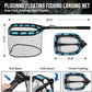 PLUSINNO Fishing Backpack with Floating Fishing Net, Tackle Boxes, Waterproof Sling Tackle Bag For Fish Gear With Rod Holder, Gifts for Men