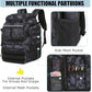HAMBOLY Fishing Backpack with Rod Holders, 40L Tackle Box Backpack for Fishing Gear, Waterproof Fishing Bag for Men