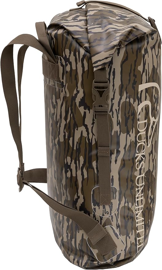 ALPS OutdoorZ Ducks Unlimited Guardian Backpack Dry Bag, 35L - Mossy Oak Original Bottomland