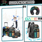 Kid’s Luggage Set 5 Piece Suitcase Set 16’’ Hardside Luggage with Spinner Wheels Girls Boys Carry on Luggage Travel Rolling Luggage Airline Approved
