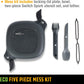 UCO Recycled ECO 5-Piece Camping Mess Kit with Bowl, Plate, Switch Spork Utensil Set