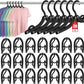 36 Pcs Travel Hangers Portable Foldable Travel Hanger Organizer, Plastic Cruise Ship Essentials Clothes Folding Hangers for Camping Flying RV Europe Vacation Essentials Suitcase, Night Black