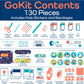 KeepGoing Travel First Aid Kit for Kids – 130 Pc. for Car, Home, Purse, Diaper Bag & Backpack with Latex-Free Bandages - Mini First Aid Kit Travel Size TSA-Approved