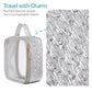 PACKISM TSA Approved Toiletry Bag - 3 Pack Ruched Textured Clear Makeup Bag, Metallic Silver, with 180° Large Opening and Supporting Frame, Perfect for Travel Essentials, Thick No Smell