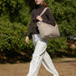 BAGSMART Tote Bag for Women, Lightweight Puffy Tote Bag with Compartments Shoulder Bag Handbag for Travel, Work, Gym,