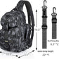 PLUSINNO Fishing Backpack, Fishing Bag, Waterproof Fishing Sling Tackle Bag For Fishing Gear With Rod Holder, Fishing Gifts for Men