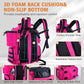 Goture Fishing Backpack, 900D Water-Resistant Tackle Backpack with Rod Holders, 58L Large Storage Gear Fishing Tackle Bag with Detachable Crossbody Bag,8 Lure Pockets,Bottle Holder for Camping Hiking