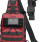 ATBP Tactical Sling Backpack With Holster Military Crossbody Bag for Men Single Shoulder Back Pack 10L