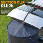 Portable Changing Tent, Easy Set-up Shower Tent for SUV with Suction Cups and Buckles, Instant Privacy Dressing Room with Carry Bag for Camping, Shower, Beach and Toilet Stall