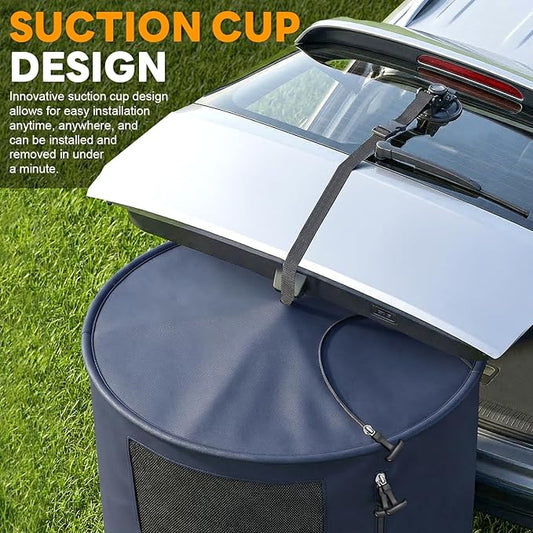 Portable Changing Tent, Easy Set-up Shower Tent for SUV with Suction Cups and Buckles, Instant Privacy Dressing Room with Carry Bag for Camping, Shower, Beach and Toilet Stall