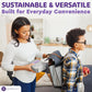 Everusely - Bento Box - Lavender, 60oz / 1.8 L - Stainless Steel Lunch Box with Leakproof Condiment Container - 3 Compartment Snack Organizer for On the Go Meals - Freezer & Dishwasher Safe