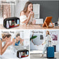 YOOLIFE Travel Toiletry Bag for Women, Black Clear Makeup Organizer, Cute Cosmetic Bags for Skincare, Birthday Gifts for Teacher Mother Girlfriend Initial H