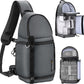 K&F Concept Camera Sling Bag Crossbody Bag Camera Shoulder Backpack DSLR/SLR/Mirrorless Photography Bags Compatible with Canon/Nikon/Sony/Fuji/Gopro/DJI