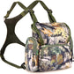 skiguard Bino Harness with Rangefinder Pouch & Rain Cover, Lightweight Binocular Harness Chest Pack