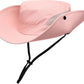 Womens Summer Sun Hat Beach Hat Wide Brim Outdoor UV Protection Hat Foldable Cool Mesh Ponytail Bucket Hat