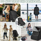 Padded Car Seat Travel Bag for Airplane – Waterproof Heavy Duty Carseat Backpack for Airport – Fits Infant, Convertible & Booster Seats – Airline Approved Travel Car Seat Cover