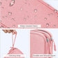 FYY Electronic Organizer, Travel Bag, Pouch, Carry Case Portable Waterproof Double Layers for Cable, Cord, Charger, Phone, Earphone Pink