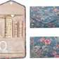 BAGSMART Travel Jewellery Organiser Roll Foldable Jewelry Case for Journey-Rings, Necklaces, Bracelets, Earrings, Flower Bird