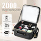 Travel Makeup Bag with Light Up Mirror, Cosmetic Artist Organizer Case with LED Mirror, Travel Makeup Case for Cosmetic Brush Holder Storage, Toiletry Case for Women Gift