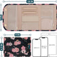 Pavilia Foldable Jewelry Organizer - Travel Roll Bag with Compartments for Earrings, Rings, Necklaces, Bracelets - Packing Accessory