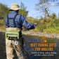 Dovesun Waterproof Fishing Fanny Pack for Men 3.3L Fly Fishing Bag Chest Pack with Airtight Zipper