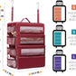 Suitcase Organizer Travel Bags Organizer for Luggage Compression Hanging Packing Cubes for Travel Carry on Closet (Bag Only)