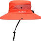 Womens Summer Sun Hat Beach Hat Wide Brim Outdoor UV Protection Hat Foldable Cool Mesh Ponytail Bucket Hat