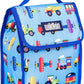 Wildkin Kids Insulated Lunch Bag – Reusable, Ideal for Hot/Cold Snacks, School & Travel - Trains, Planes and Trucks