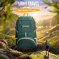 ZOMAKE Lightweight Packable Backpack 35L, Light Foldable Backpacks Water Resistant Collapsible Hiking Bag, Compact Folding Day Pack for Travel Camping(Dark Green) - Roamly