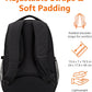 Amazon Basics Laptop Backpack Fits Up to 17-Inch Laptops, Black