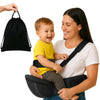 Baby Carrier with Hip Seat – Adjustable Waistband, Safety Harness & Storage Pockets – Detachable Shoulder Strap – Foldable Design for Newborns & Toddlers – Comfortable & Compact