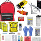 Ready America 72 Hour Deluxe Emergency Kit, 1-Person 3-Day Backpack, First Aid Kit, Survival Blanket, Power Station, Emergency Food, Portable Disaster Preparedness Go-Bag for Earthquake, Fire, Flood