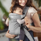 BabyBjörn Baby Carrier Mini, Gray, 3D Mesh | Newborn Carrier (7-25 lbs), Ergonomic, Easy-to-Use