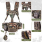 BLISSWILL Hunting Fanny Waist Pack with Harness Pouch，Shoulder-Supported Waist Pack， Hunting Backpack for Bow Rifle（New Leaf Camo）
