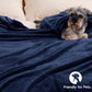 PHF Ultra Soft Fleece Blanket King Size, No Shed No Pilling Luxury Plush Cozy 300GSM Lightweight Blanket for Bed, Couch, Chair, Sofa Suitable for All Season, 108" x 90", Navy Blue